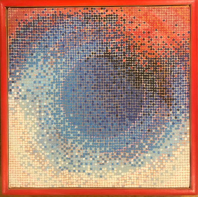 Ufuk İnan imzalı tablo — Akrilik Boya, 25×25 cm, 5.000 TL müzayede satışı