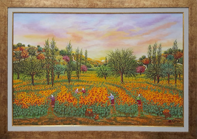 Hayal İrtegün imzalı tablo — Karışık Teknik, 90×60 cm, 70.000 TL müzayede satışı