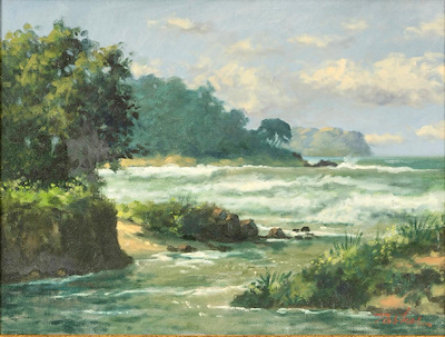 Türker Güneşoğlu imzalı tablo — Yağlı Boya, 45×60 cm, 8.500 TL müzayede satışı