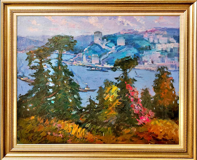 Hasan Taşdemir imzalı tablo — 80×100 cm, 27.000 TL müzayede satışı