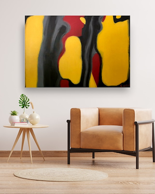 SUNA ÖZKALAN-120x180 cm, Tuval Üzerine Yağlı Boya, İmzalı | Ece Sanat