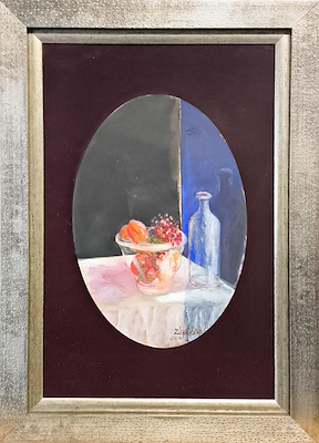 Ziya Gürel imzalı tablo — Yağlı Boya, 18×26 cm, 1.200 TL müzayede satışı