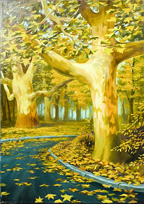 Kyrylo Bondarenko imzalı tablo — Yağlı Boya, 70×50 cm, 1.800 TL müzayede satışı