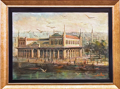 Salim Özüdoğru imzalı tablo — Yağlı Boya, 50×70 cm, 38.000 TL müzayede satışı