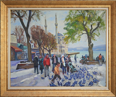 Ümmet Karaca imzalı tablo — Yağlı Boya, 80×100 cm, 85.000 TL müzayede satışı