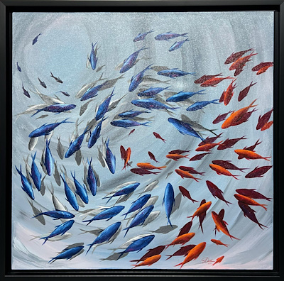 Aslı Aşkar imzalı tablo — Yağlı Boya, 60×60 cm, 8.500 TL müzayede satışı