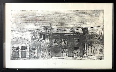 Sezin Türk Kaya imzalı tablo — 45×80 cm, 14.000 TL müzayede satışı