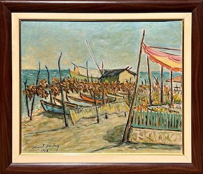 Nimet Berdan imzalı tablo — Yağlı Boya, 46×55 cm, 44.000 TL müzayede satışı