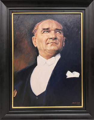 Nevzat Çevik imzalı tablo — Yağlı Boya, 88×65 cm, 32.000 TL müzayede satışı