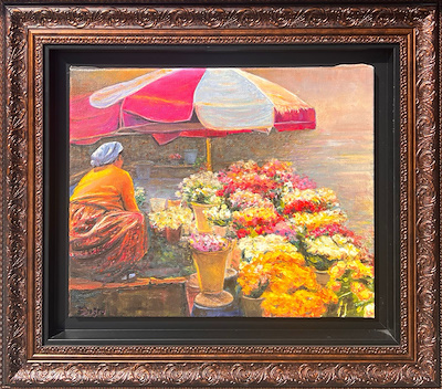 Emine Doğru imzalı tablo — Yağlı Boya, 40×50 cm, 25.000 TL müzayede satışı