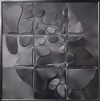 Mithat Şen imzalı tablo — Karışık Teknik, 122×122 cm, 200.000 TL müzayede satışı