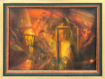 Utku Varlık imzalı tablo — Yağlı Boya, 32×45 cm, 80.000 TL müzayede satışı