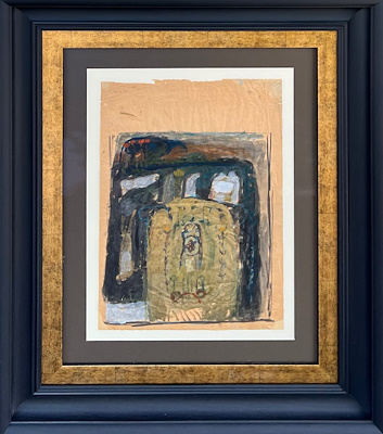 Burhan Uygur imzalı tablo — Karışık Teknik, 50×33 cm, 160.000 TL müzayede satışı