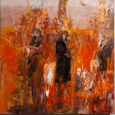 Orhan Zafer imzalı tablo — Akrilik Boya, 40×40 cm, 10.000 TL müzayede satışı