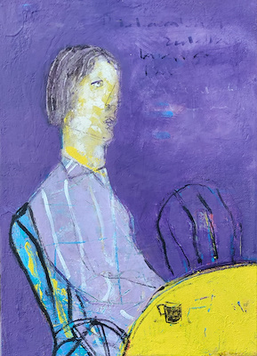 Şükrü Aslışen imzalı tablo — Karışık Teknik, 35×25 cm, 3.250 TL müzayede satışı
