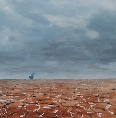 Fatih Sağlam imzalı tablo — Yağlı Boya, 30×30 cm, 15.000 TL müzayede satışı