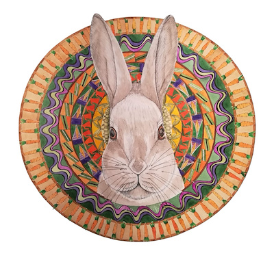 Gül Bıçakçı imzalı tablo — 53×53 cm, 4.000 TL müzayede satışı