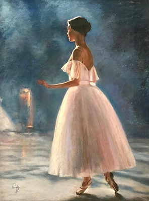 Pervin Saei imzalı tablo — Pastel Boya, 60×50 cm, 10.000 TL müzayede satışı