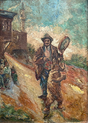 Avni Savaşkurt imzalı tablo — 57×47 cm, 15.000 TL müzayede satışı