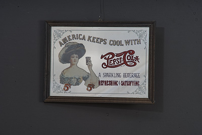 Pepsi-Cola Camaltı Ayna-Dunundunyasi.com - 1900'lerde kullanılan