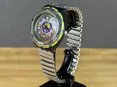 Swatch Scuba 200 1992 Vintage Small Size – Pop Art Tasarım ve 200M