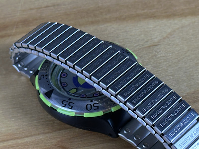Swatch Scuba 200 1992 Vintage Small Size – Pop Art Tasarım ve 200M