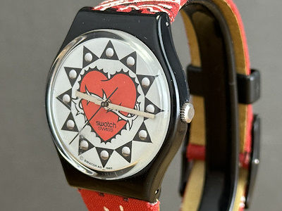 Swatch GB154 “Heart” 1993 – Nadir Koleksiyonluk Vintage Saat
