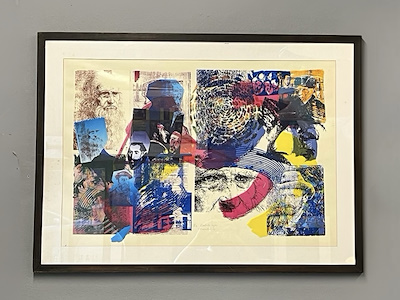 Devabil Kara imzalı tablo — Baskı, 85.5×117 cm, 10.000 TL müzayede satışı