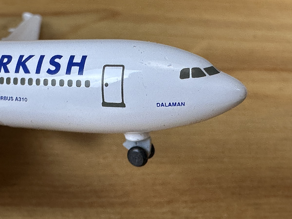 Herpa Wings Turkish Airlines Airbus A310-300 - Dalaman Diecast