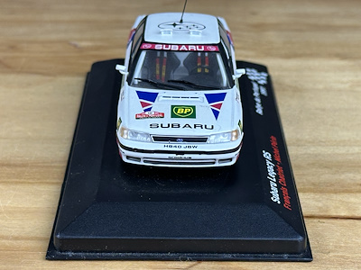 Portekiz Rallisi 1991 Subaru Legacy RS Die-cast Model Araba - 1:43