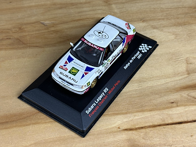 Portekiz Rallisi 1991 Subaru Legacy RS Die-cast Model Araba - 1:43