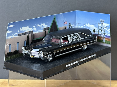 GE Fabbri James Bond - Cadillac Die-cast Model Cenaze Arabası 1:43