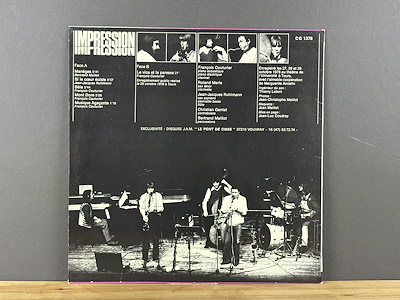 Jazz Impression - Le Vice et la Paresse - LP-Dunundunyasi.com