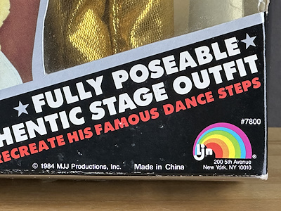 LJN Michael Jackson Superstar of the 80's #7800 “Grammy Awards