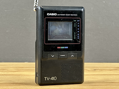 Casio TV-410 LCD Pocket Color Television – Japon Üretim - 13x8x3