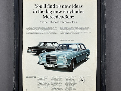 Mercedes-Benz'in Altın Çağı: 1965 Tarihli Orijinal MB-250 SE Dergi