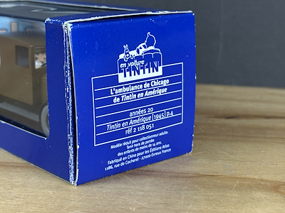 Editions Atlas En Voiture Tintin – L'ambulance de Chicago 1:43 Die