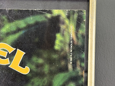Maceranın Tadı: 1982 Camel Çerçeveli Orijinal Dergi Reklamı