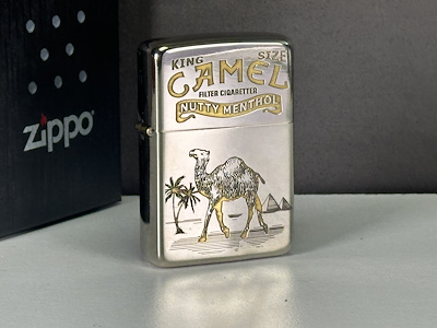 Zippo Camel Nutty Menthol Hologramlı Çakmak: Çöllerden Ayılara