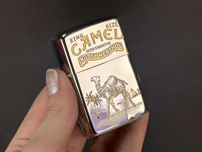Zippo Camel Nutty Menthol Hologramlı Çakmak: Çöllerden Ayılara