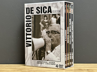 Vittorio De Sica Koleksiyonu - 4 DVD Özel Boxset - Türkçe Dublaj