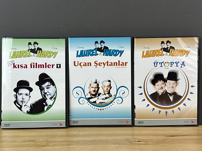 Laurel & Hardy Koleksiyonu - 3 DVD Boxset - Türkçe Altyazılı