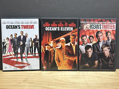 Ocean's Üçlemesi: Eleven, Twelve, Thirteen - Özel 3 DVD Boxset