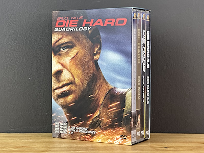 【完売品】DEXCORE Blu-ray DVD Die Hard Serisi Quadrilogy - 4 DVD Boxset - 2007 20th Century Fox