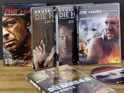 Die Hard Serisi Quadrilogy - 4 DVD Boxset - 2007 20th Century Fox