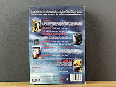 Die Hard Serisi Quadrilogy - 4 DVD Boxset - 2007 20th Century Fox