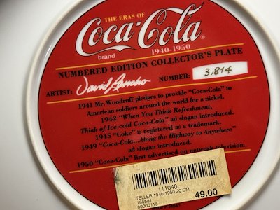 Orijinal Coca-Cola Lisanslı Japon Üretim - The Eras of 1940-1950