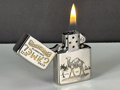 Zippo Camel Nutty Menthol Özel Tasarım Çakmak - Orijinal Kutusunda