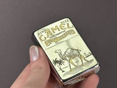 Zippo Camel Nutty Menthol Özel Tasarım Çakmak - Orijinal Kutusunda