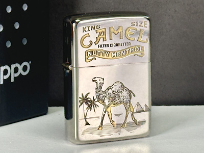 Zippo Camel Nutty Menthol Özel Tasarım Çakmak - Orijinal Kutusunda